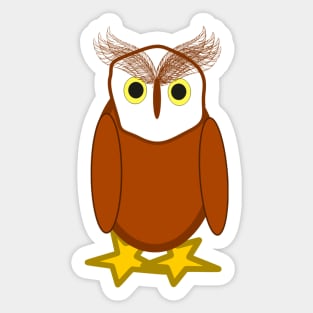 Horned Owl Sticker